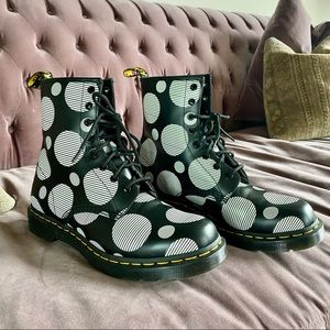 NWOT Dr. Martens 1460 Polka Dot Boots